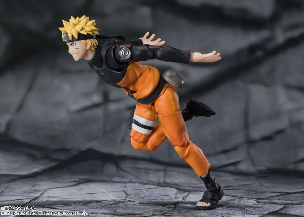 Naruto Shippuden S.H. Figuarts Action Figur Naruto Uzumaki -The Jinchuuriki entrusted with Hope- 14 cm Produktfoto