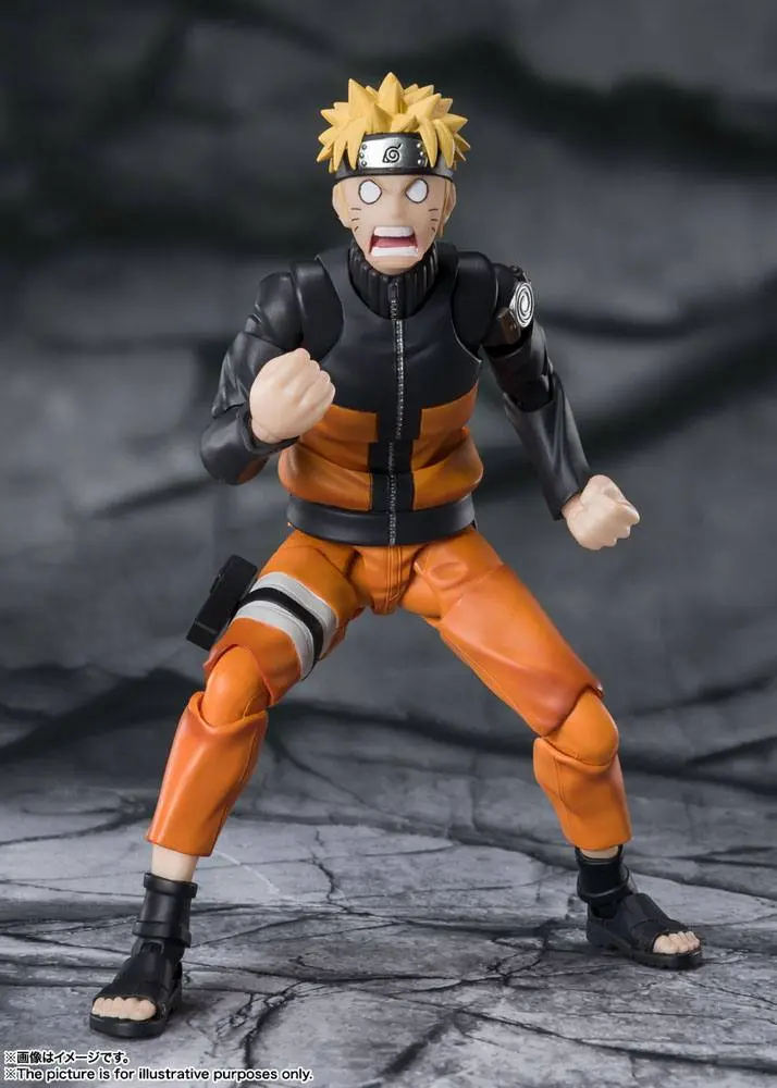 Naruto Shippuden S.H. Figuarts Action Figur Naruto Uzumaki -The Jinchuuriki entrusted with Hope- 14 cm termékfotó