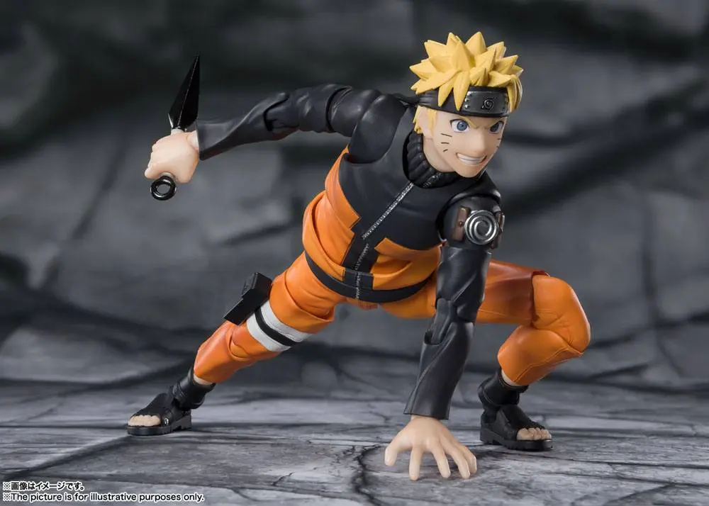 Naruto Shippuden S.H. Figuarts Action Figur Naruto Uzumaki -The Jinchuuriki entrusted with Hope- 14 cm Produktfoto