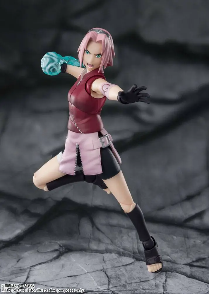 Naruto Shippuden S.H. Figuarts Action Figur Sakura Haruno -Inheritor of Tsunade's indominable will- 14 cm Produktfoto