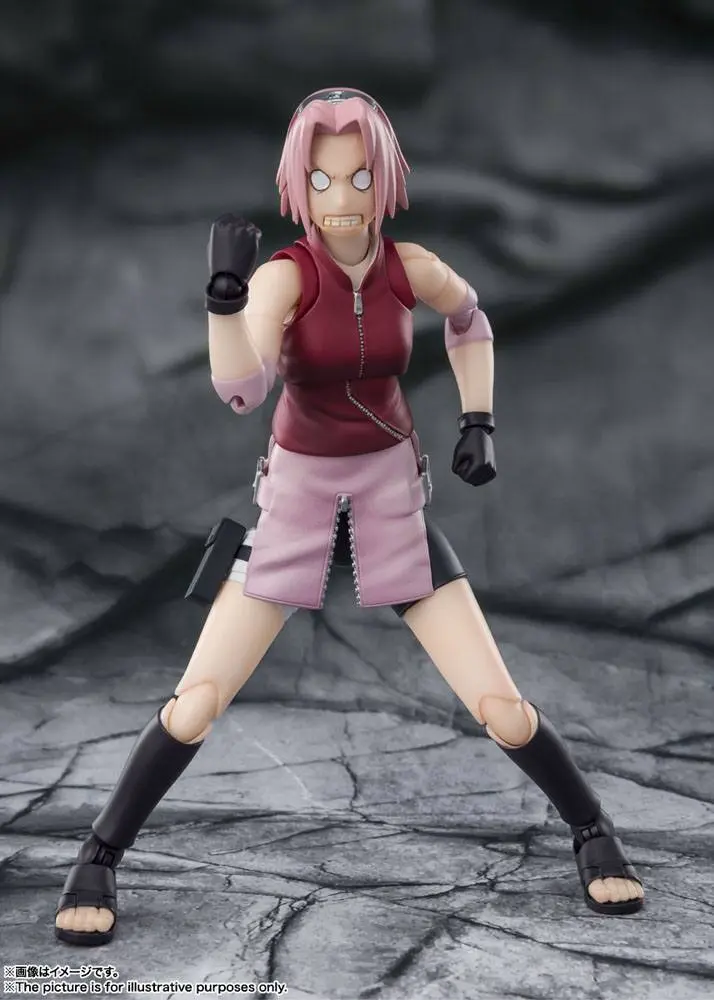 Naruto Shippuden S.H. Figuarts Action Figur Sakura Haruno -Inheritor of Tsunade's indominable will- 14 cm Produktfoto