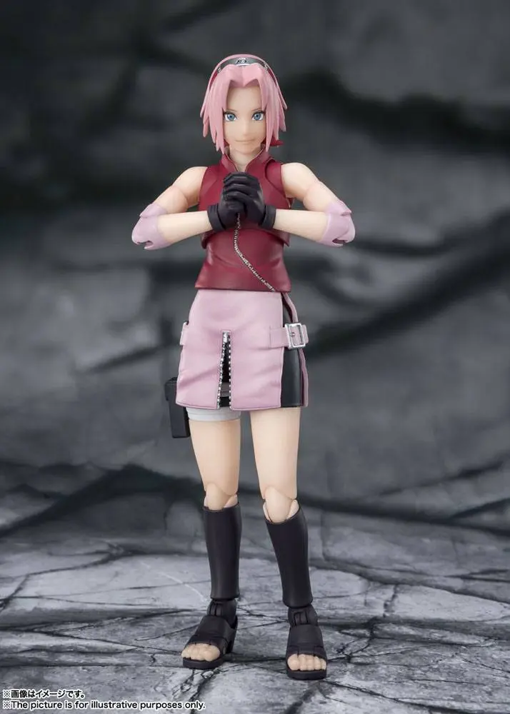 Naruto Shippuden S.H. Figuarts Action Figur Sakura Haruno -Inheritor of Tsunade's indominable will- 14 cm Produktfoto