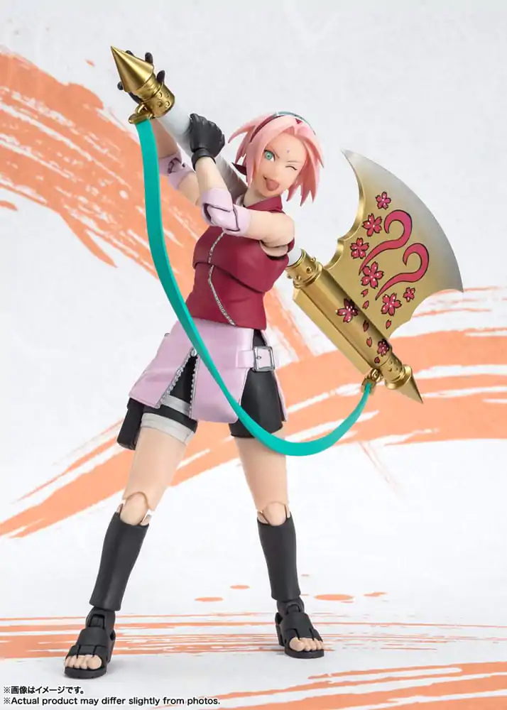 Naruto Shippuden S.H. Figuarts Actionfigur Sakura Haruno Naruto OP99 Edition 14 cm termékfotó