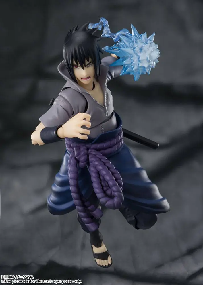 Naruto Shippuden S.H. Figuarts Actionfigur Sasuke Uchiha -He who bears all Hatred- 15 cm Produktfoto