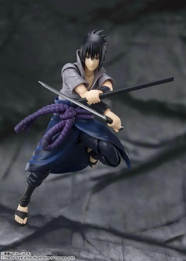 Naruto Shippuden S.H. Figuarts Actionfigur Sasuke Uchiha -He who bears all Hatred- 15 cm Produktfoto