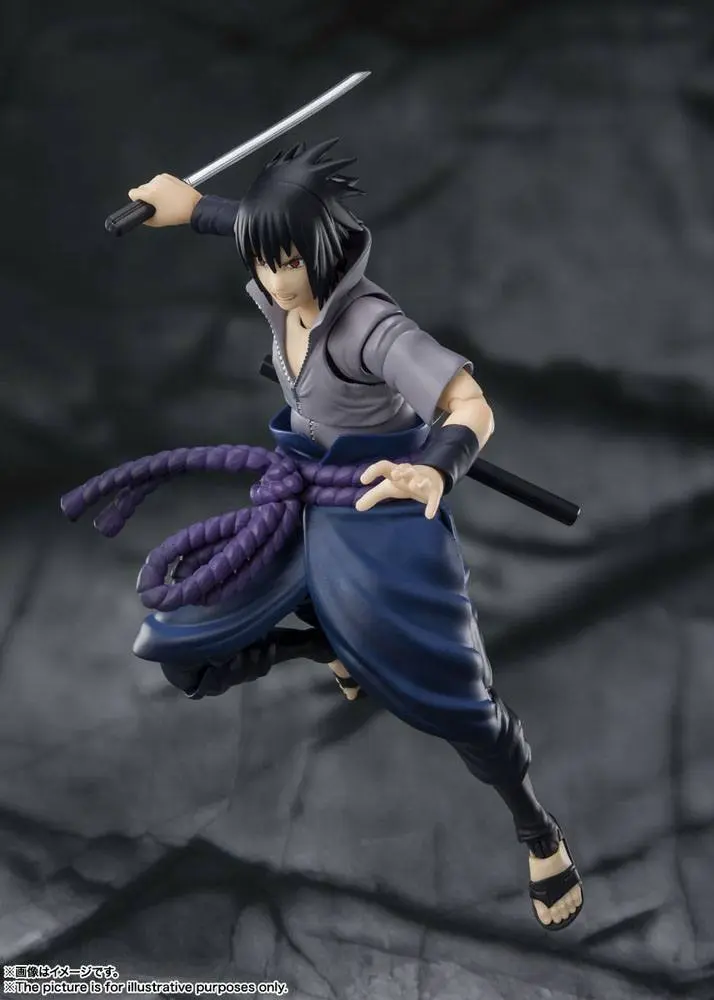 Naruto Shippuden S.H. Figuarts Actionfigur Sasuke Uchiha -He who bears all Hatred- 15 cm Produktfoto