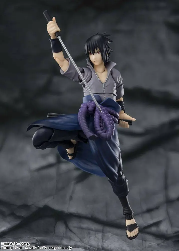 Naruto Shippuden S.H. Figuarts Actionfigur Sasuke Uchiha -He who bears all Hatred- 15 cm Produktfoto