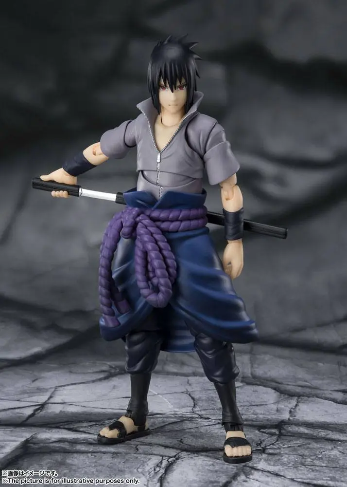 Naruto Shippuden S.H. Figuarts Actionfigur Sasuke Uchiha -He who bears all Hatred- 15 cm Produktfoto