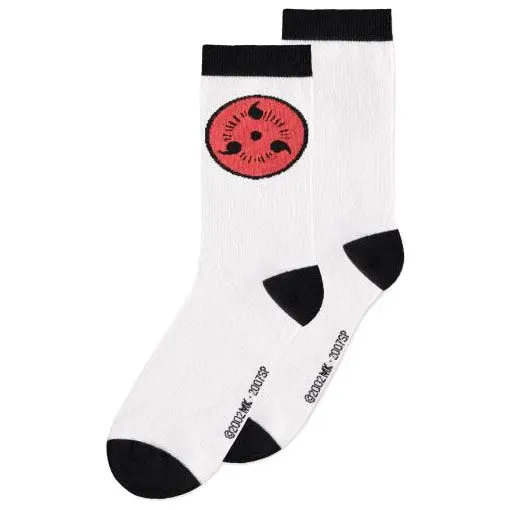 Naruto Shippuden Sasuke Symbol Socken 3er-Pack Produktfoto