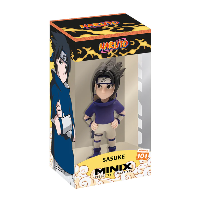 Naruto Shippuden Sasuke Uchiha Minix Figur 12cm Produktfoto