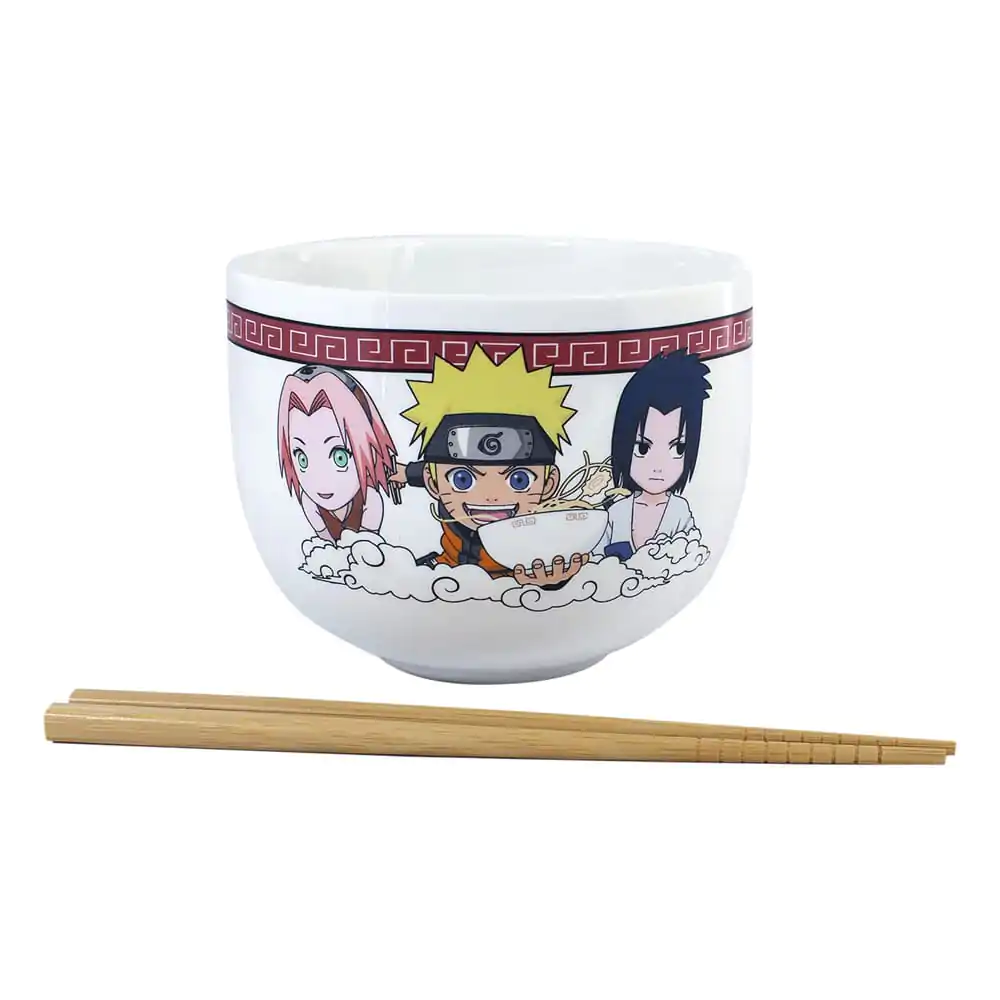 Naruto Shippuden Ramen-Schüssel mit Stäbchen Team Seven 414 ml Produktfoto