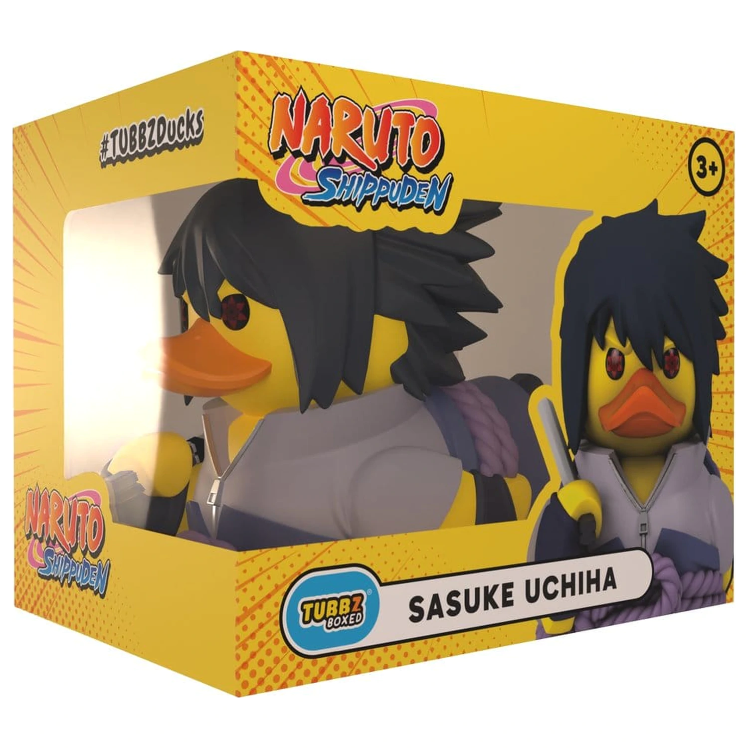 Naruto Shippuden Tubbz PVC Figur Sasuke Uchiha Boxed Edition 10 cm Produktfoto
