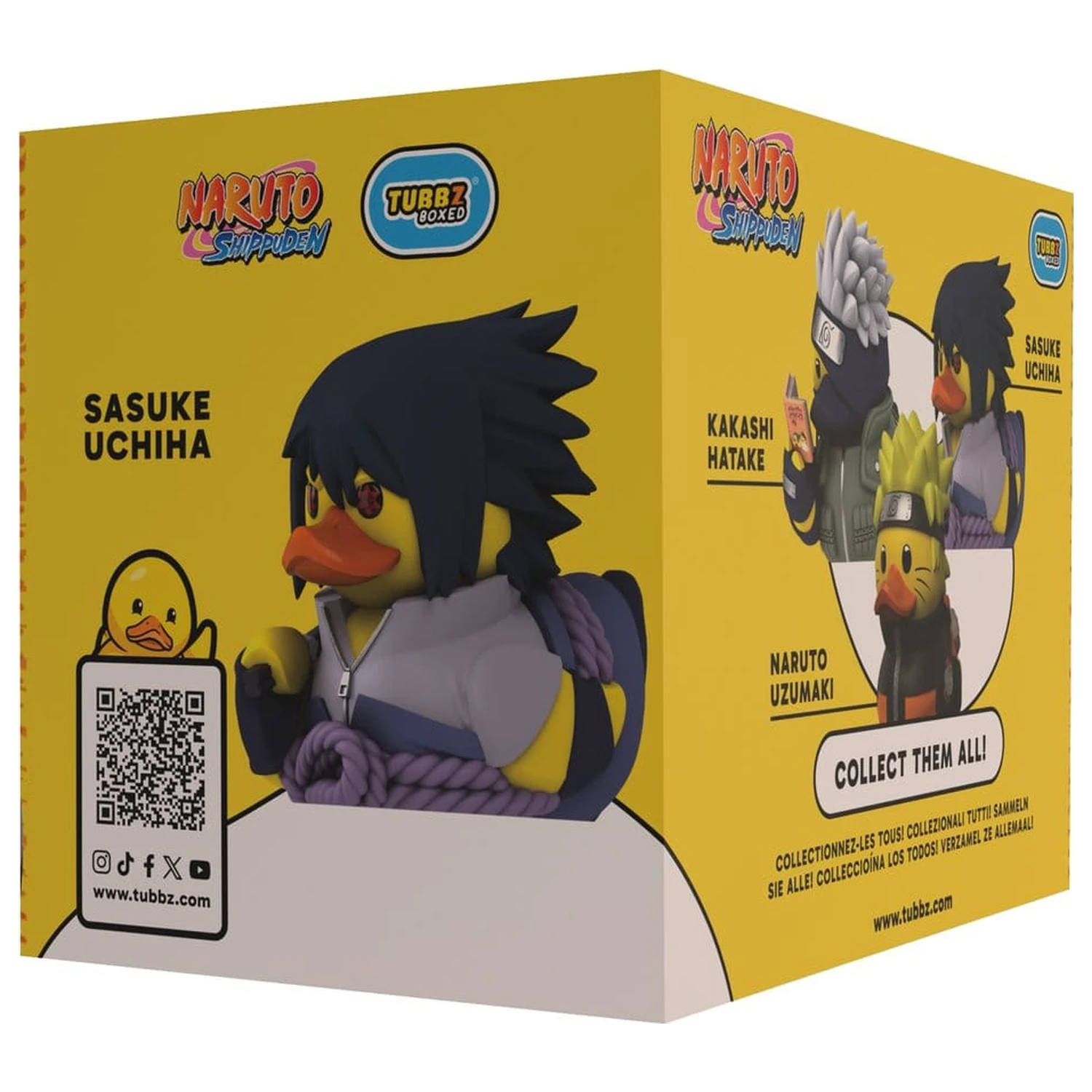 Naruto Shippuden Tubbz PVC Figur Sasuke Uchiha Boxed Edition 10 cm Produktfoto