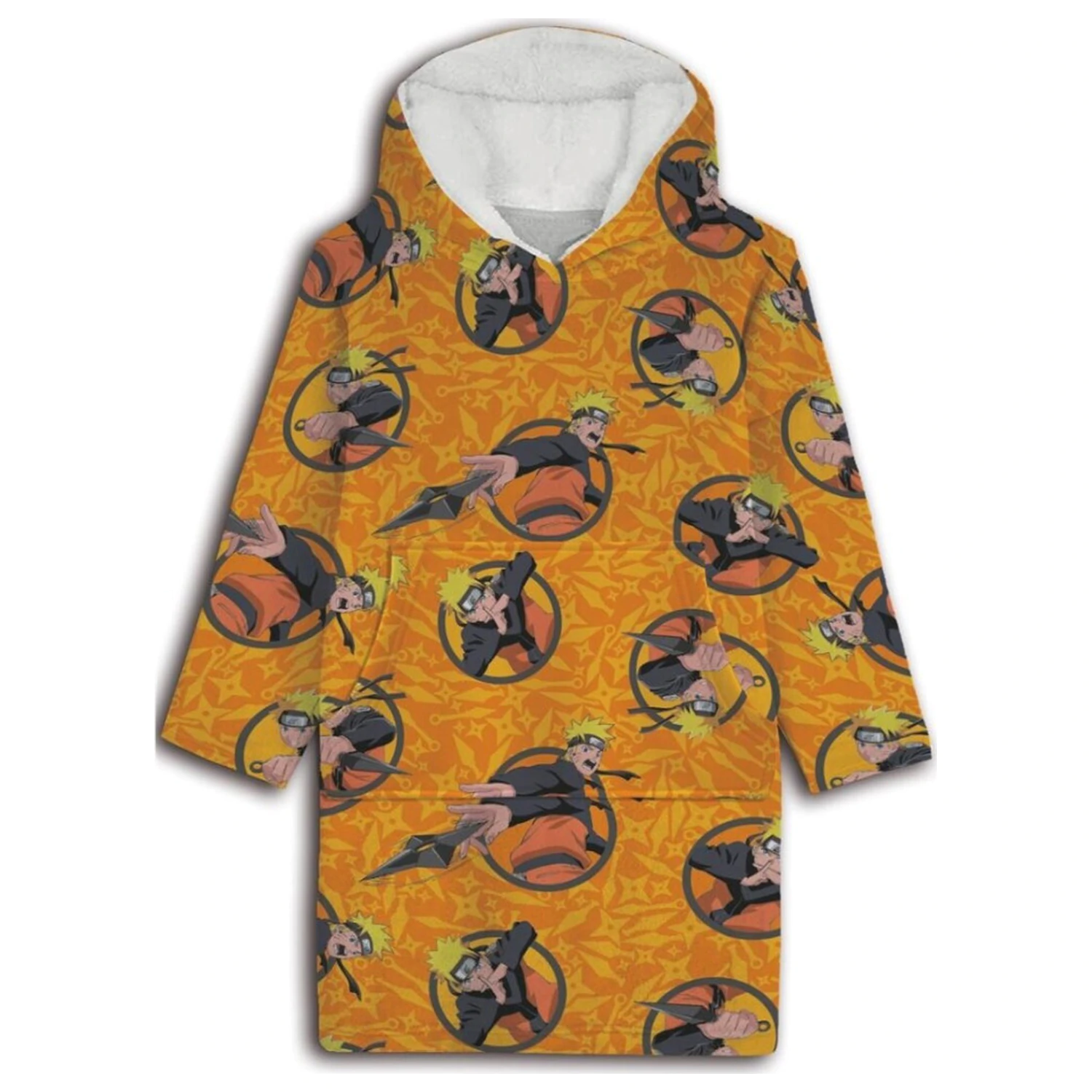 Naruto Shuriken Erwachsenen Tragbar Plüsch Fleece Decke Poncho Produktfoto