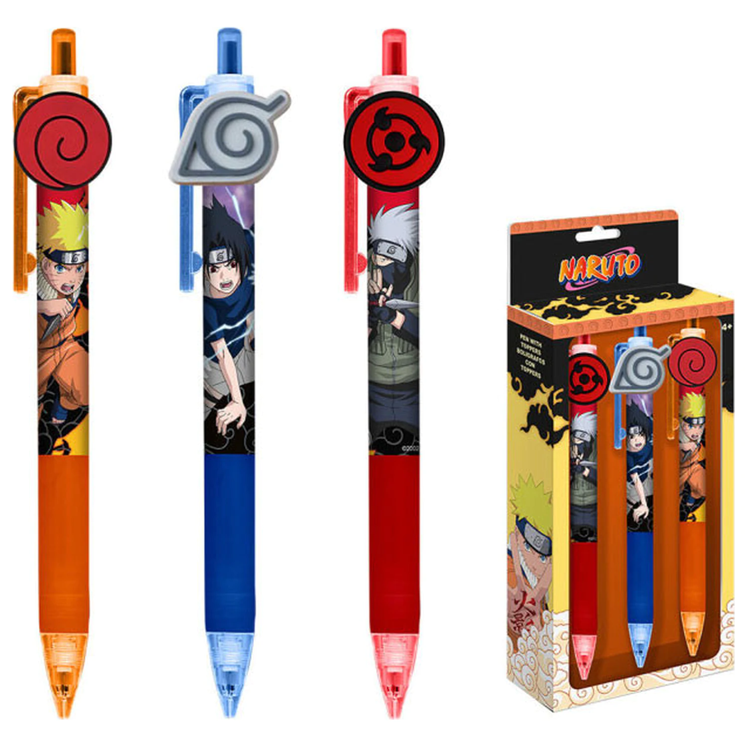 Naruto Symbol Stifte-Set 3 Stk Produktfoto