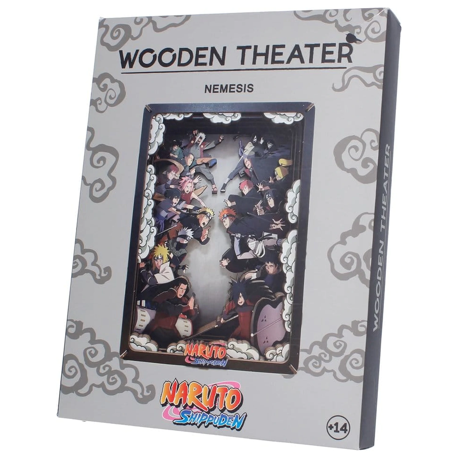 Naruto Modelbausatz Wooden Theatre Combat (Groß) 26 cm Produktfoto