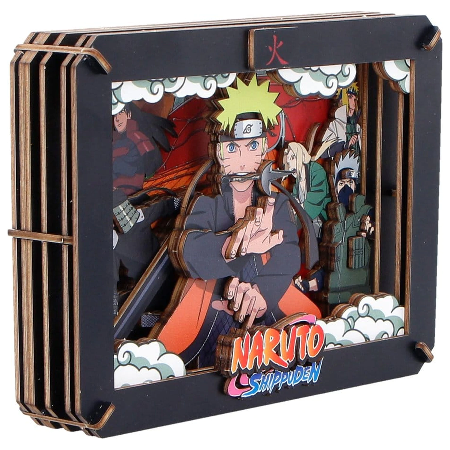 Naruto Modellbausatz Hölzernes Theater Hokage (Medium) 10 cm Produktfoto