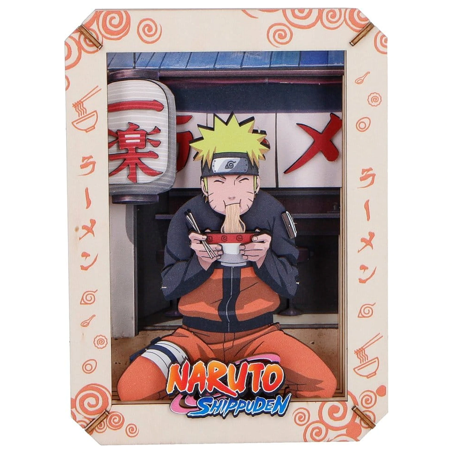 Naruto Modellbausatz Holztheater Ramen (Mittel) 14 cm Produktfoto