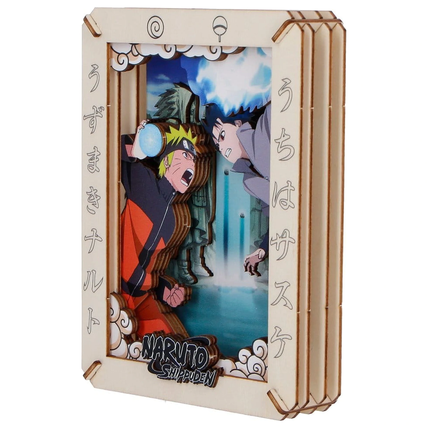 Naruto Modell Bausatz Wooden Theater The Final Valley (Medium) 14 cm Produktfoto