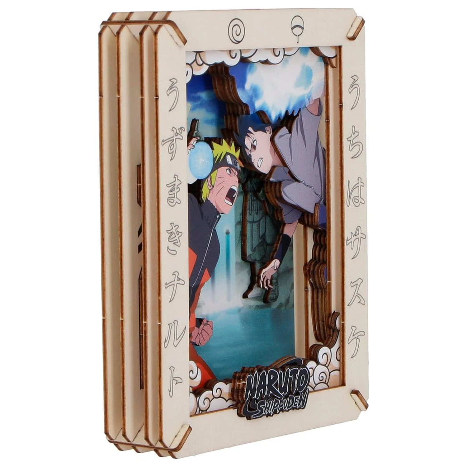 Naruto Modell Bausatz Wooden Theater The Final Valley (Medium) 14 cm Produktfoto