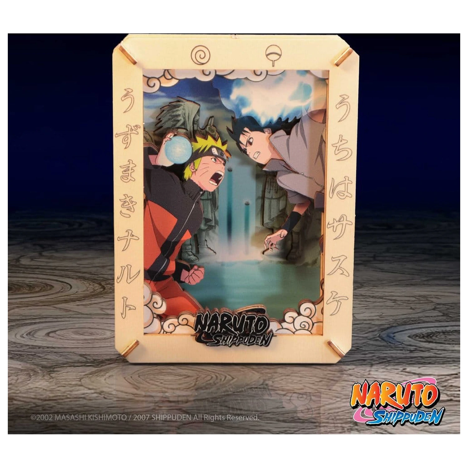 Naruto Modell Bausatz Wooden Theater The Final Valley (Medium) 14 cm Produktfoto