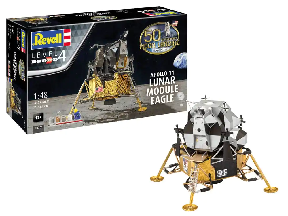 NASA Modellbausatz Geschenkset 1/48 Apollo 11 Lunar Module Eagle 14 cm termékfotó