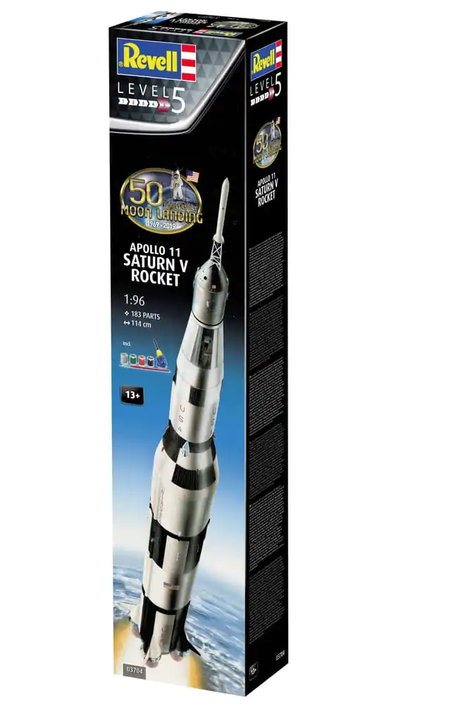 NASA Modellbausatz Geschenkset 1/96 Apollo 11 Saturn V Rocket 114 cm Produktfoto