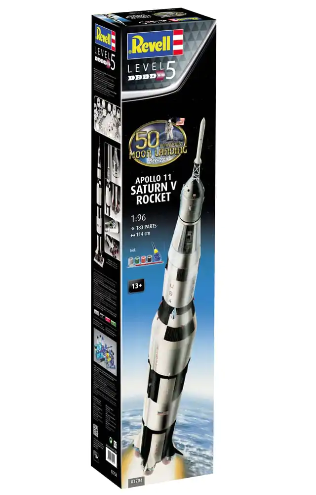 NASA Modellbausatz Geschenkset 1/96 Apollo 11 Saturn V Rocket 114 cm Produktfoto