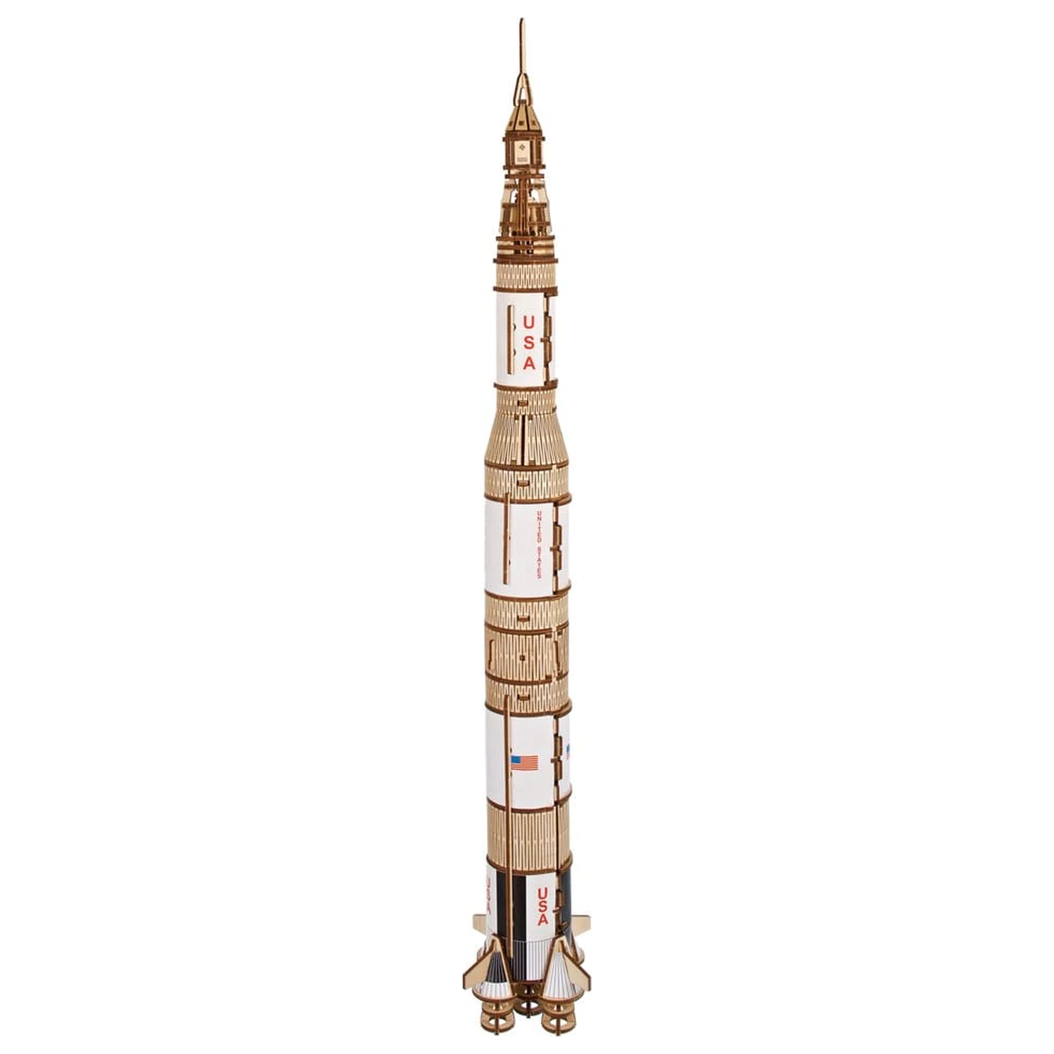 NASA 3D Holzpuzzle Saturn V Produktfoto
