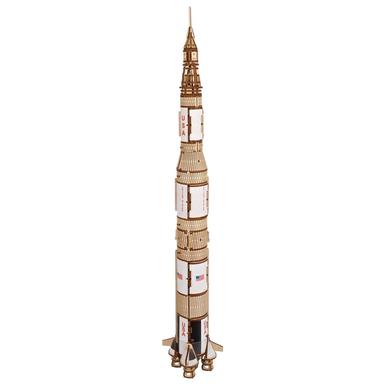 NASA 3D Holzpuzzle Saturn V Produktfoto