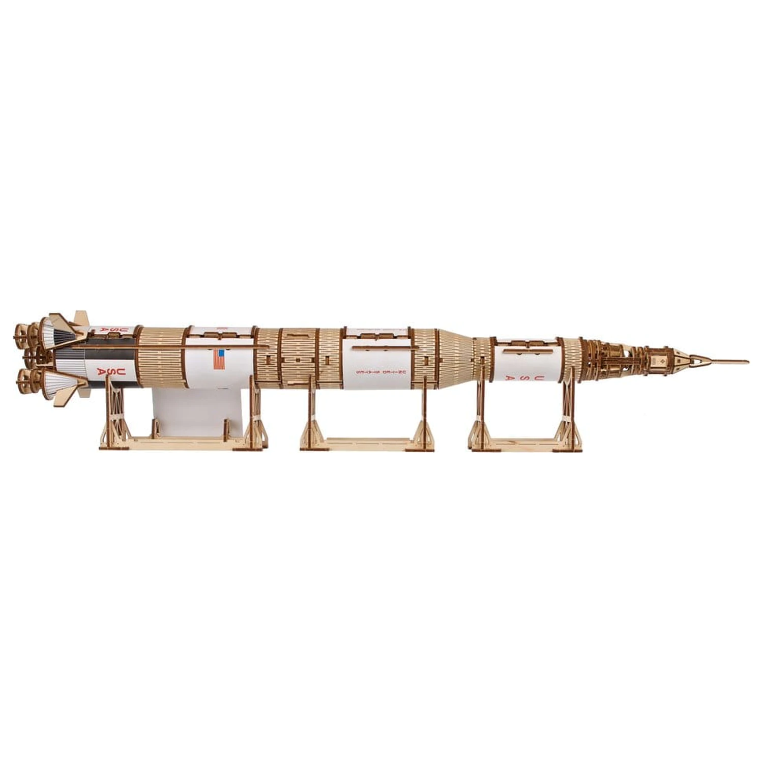 NASA 3D Holzpuzzle Saturn V Produktfoto