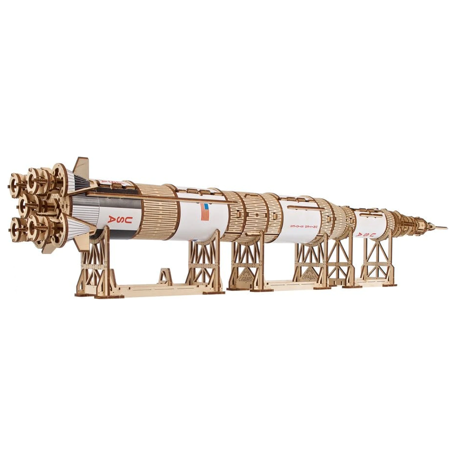 NASA 3D Holzpuzzle Saturn V Produktfoto