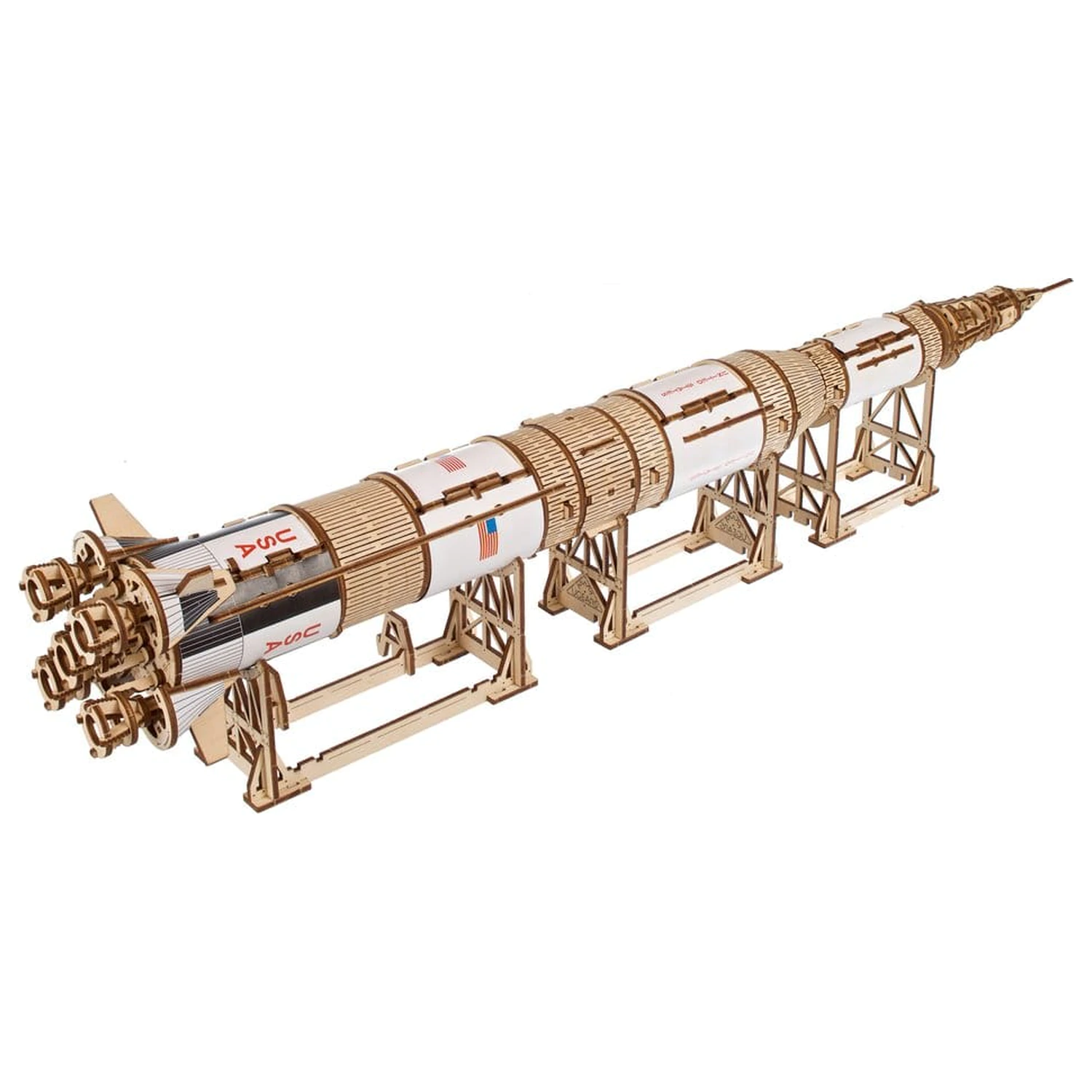 NASA 3D Holzpuzzle Saturn V Produktfoto