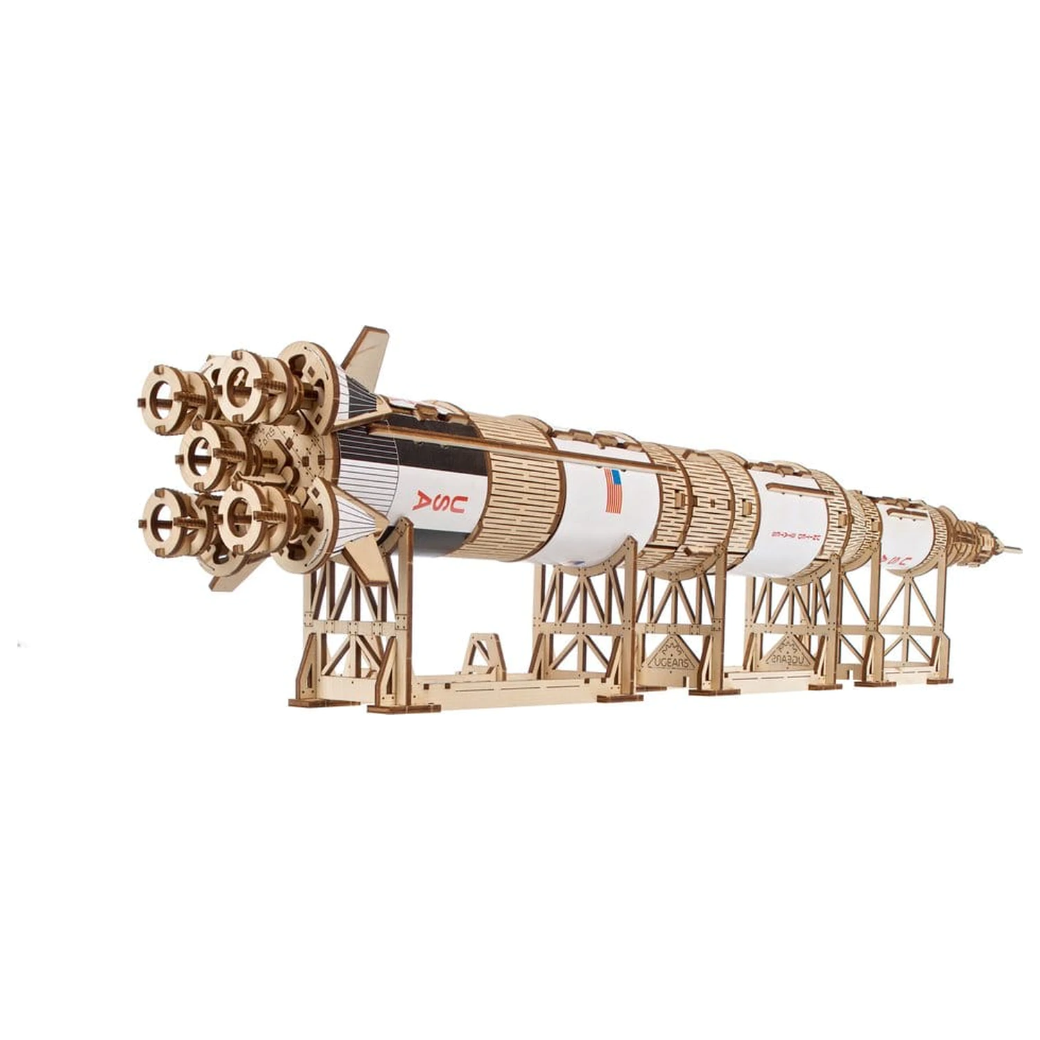 NASA 3D Holzpuzzle Saturn V Produktfoto