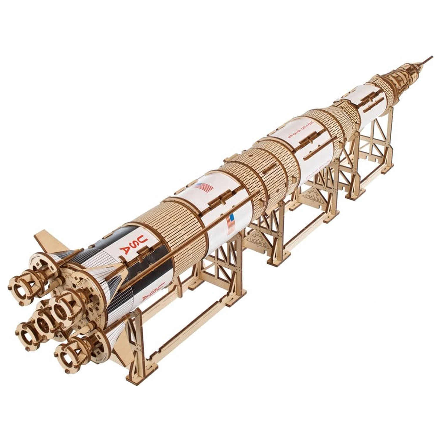 NASA 3D Holzpuzzle Saturn V Produktfoto