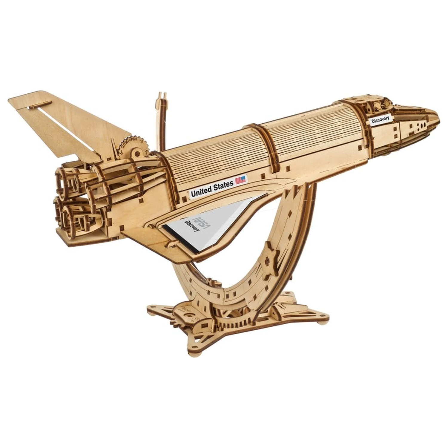 NASA 3D Holzpuzzle Space Shuttle Discovery Produktfoto