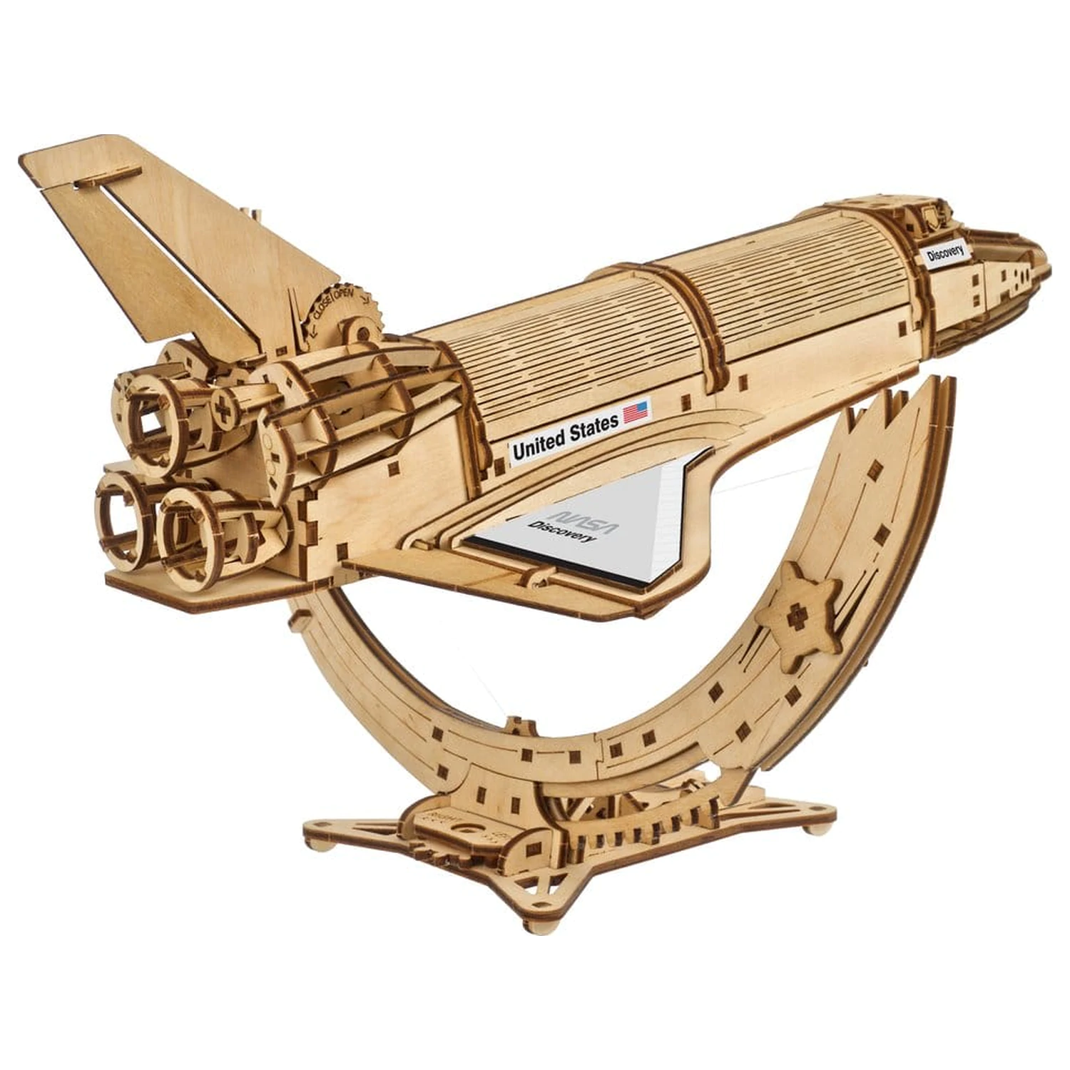 NASA 3D Holzpuzzle Space Shuttle Discovery Produktfoto