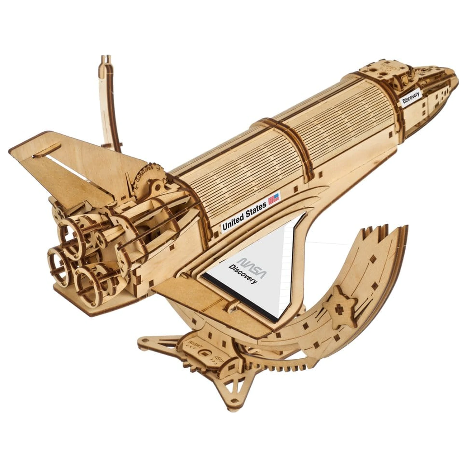 NASA 3D Holzpuzzle Space Shuttle Discovery Produktfoto