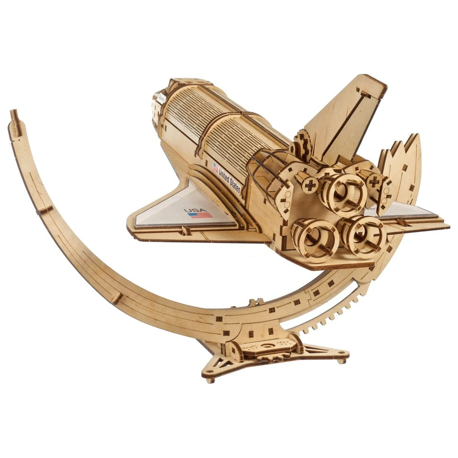 NASA 3D Holzpuzzle Space Shuttle Discovery Produktfoto