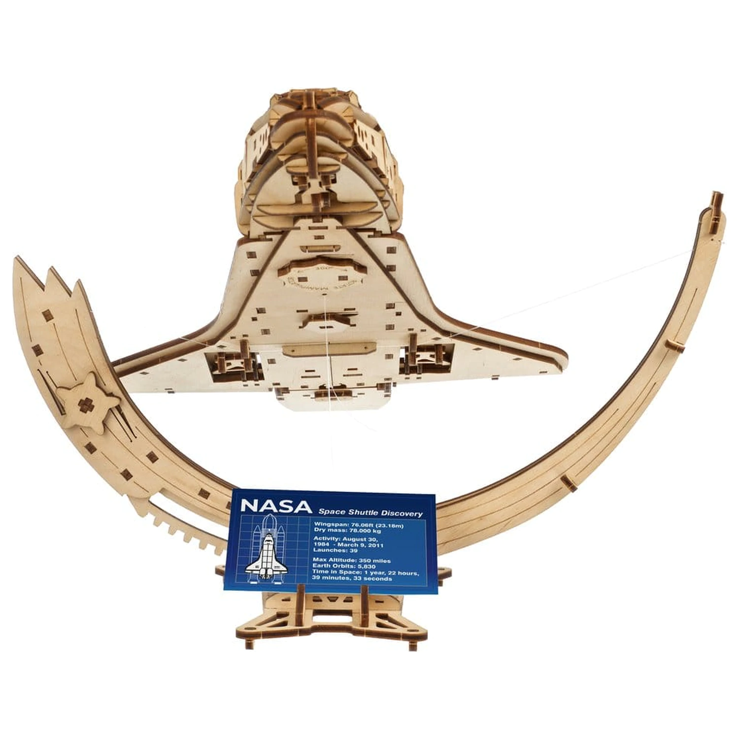 NASA 3D Holzpuzzle Space Shuttle Discovery Produktfoto