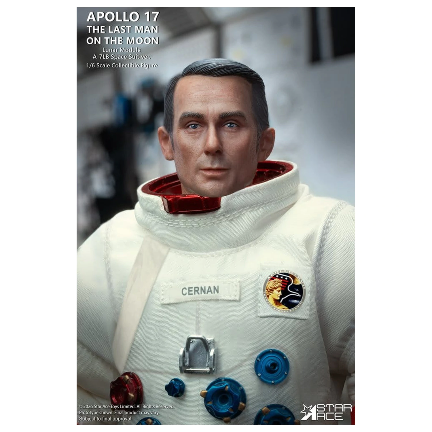 NASA Apollo 17 Actionfigur 1/6 The Last Man on the Moon 30 cm Produktfoto