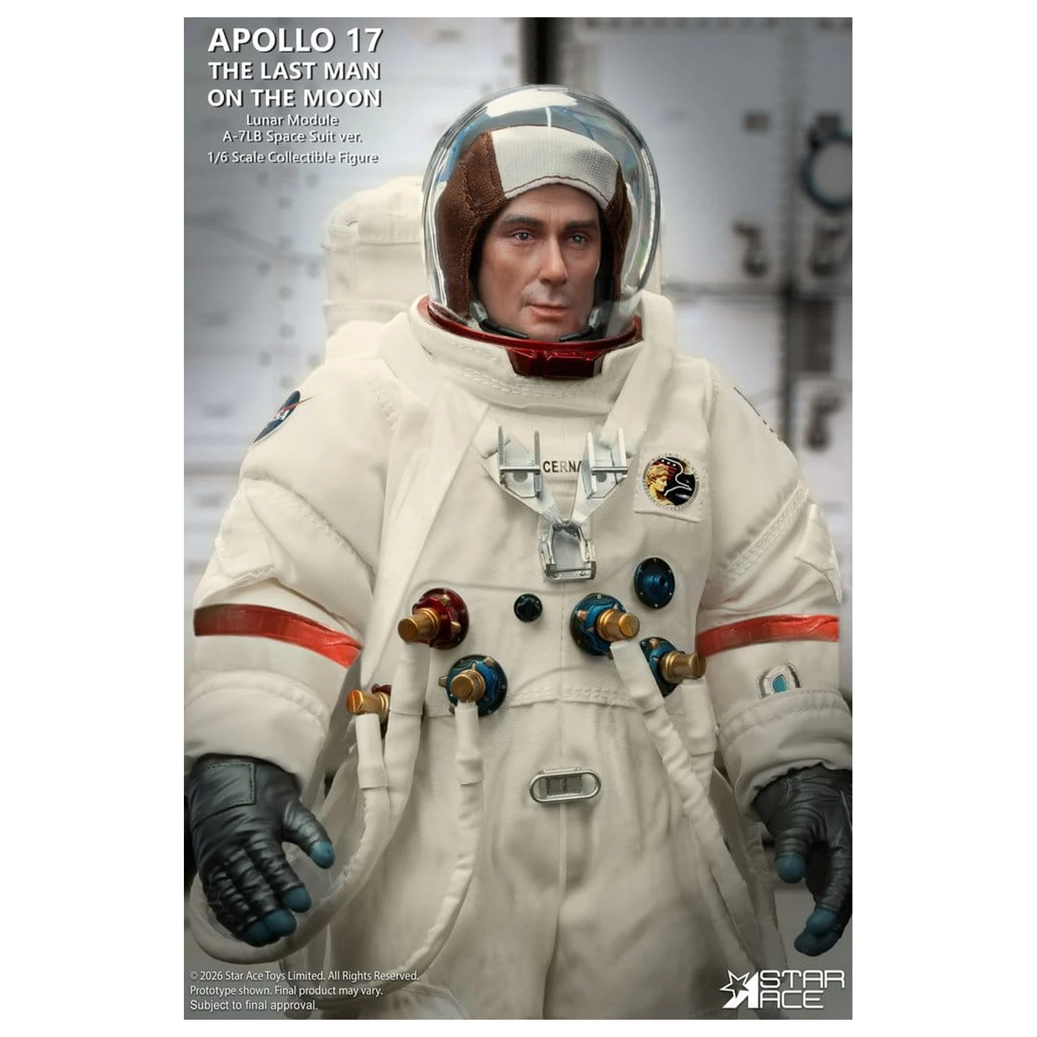 NASA Apollo 17 Actionfigur 1/6 The Last Man on the Moon 30 cm Produktfoto