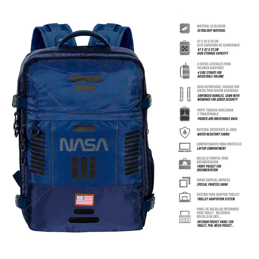 NASA Spaceship Rucksack 49cm termékfotó