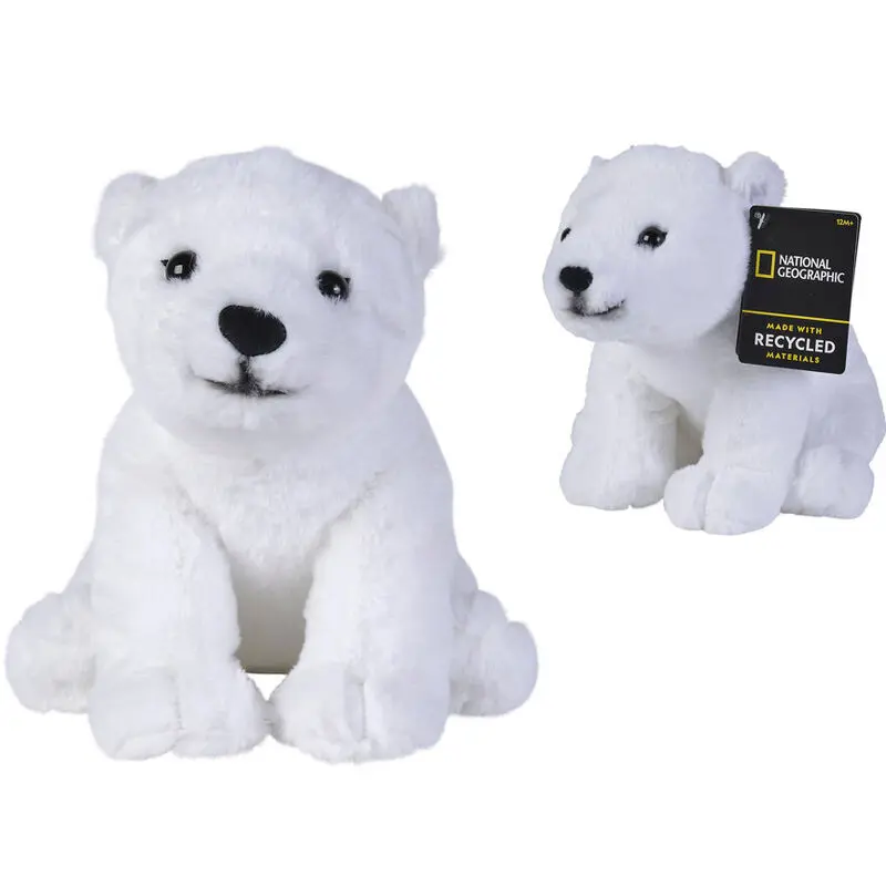 National Geographic Polar Bear Plüschfigur 25cm Produktfoto