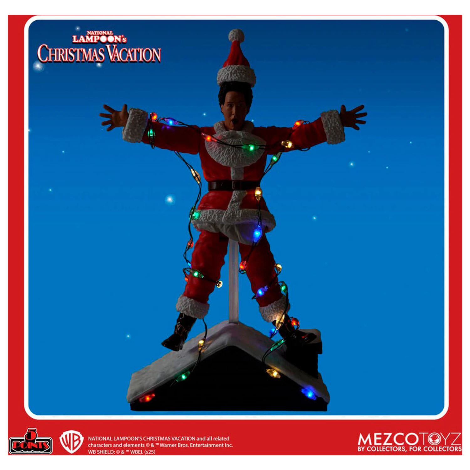 National Lampoon´s Christmas Vacation Clark Griswold Light Schock Figur 10cm Produktfoto