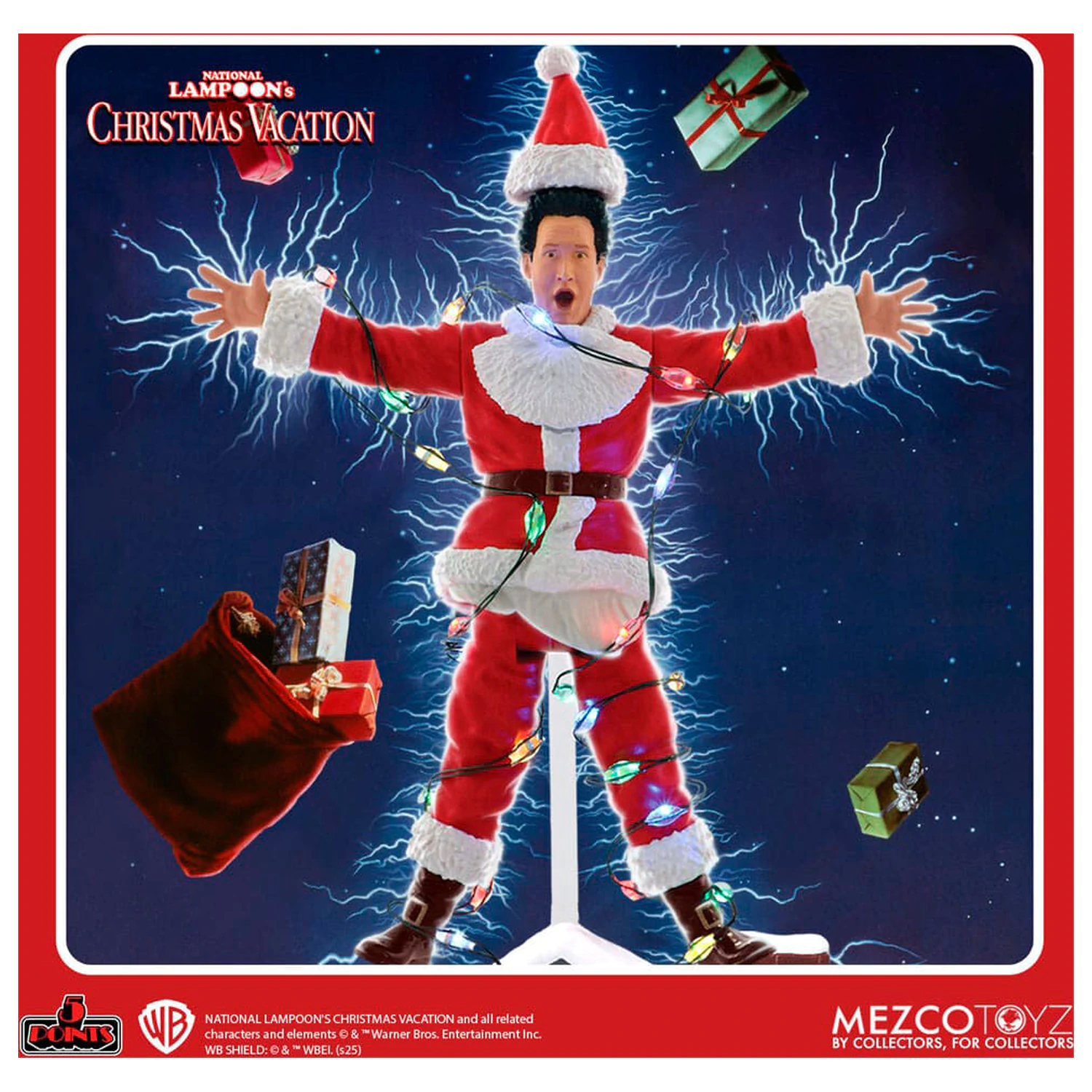 National Lampoon´s Christmas Vacation Clark Griswold Light Schock Figur 10cm Produktfoto
