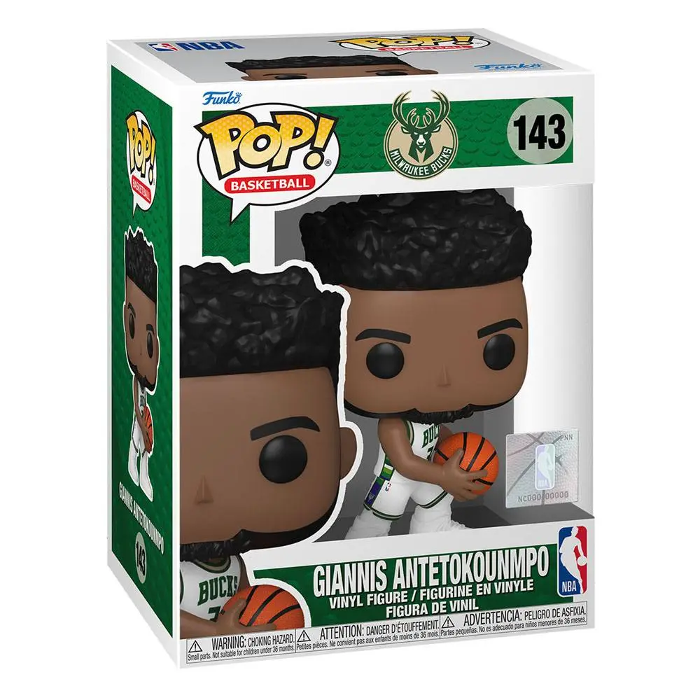 NBA Bucks POP! Basketball Vinyl Figur Giannis (City Edition 2021) 9 cm termékfotó