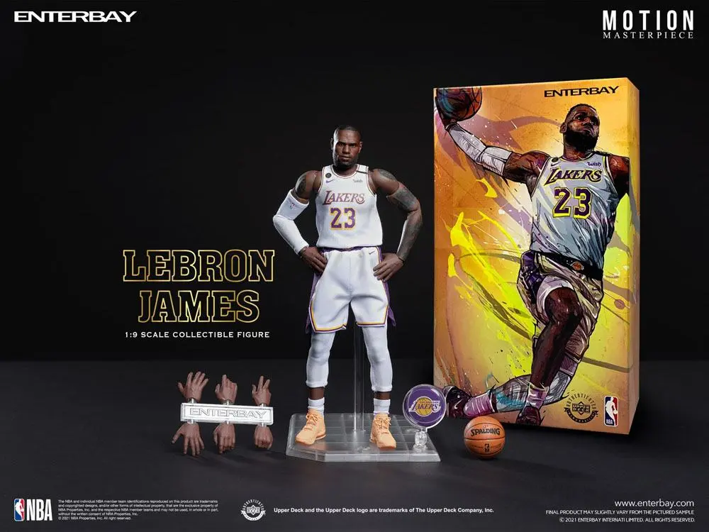 NBA Collection Motion Masterpiece Actionfigur 1/9 LeBron James (LA Lakers) 23 cm Produktfoto