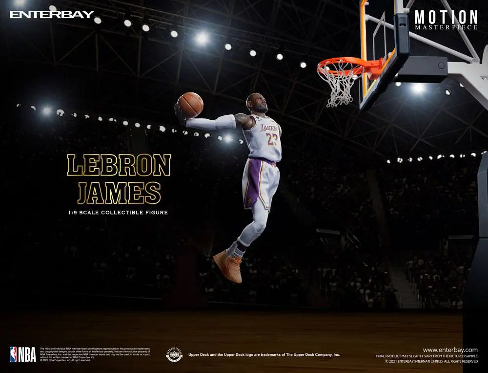 NBA Collection Motion Masterpiece Actionfigur 1/9 LeBron James (LA Lakers) 23 cm Produktfoto