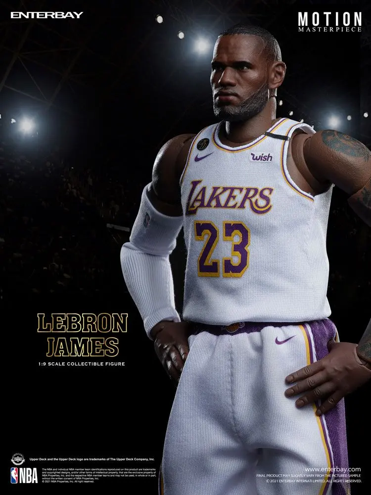 NBA Collection Motion Masterpiece Actionfigur 1/9 LeBron James (LA Lakers) 23 cm Produktfoto